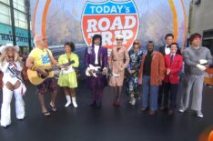 Sheinelle Jones, Peter Alexander, Laura Jarrett, Craig Melvin, Savannah Guthrie, Jenna Bush Hager, Al Roker, Willie Geist, Dylan Dreyer, and Carson Daly on the Friday, October 31, episode of NBC's 'Today.'