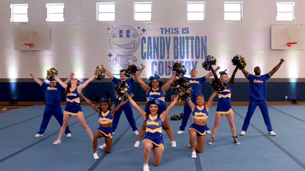 STUMBLE -- 'Pilot' Episode 101 -- Pictured: Buttons Cheer Team -- (Photo by: Matt Miller/NBC)