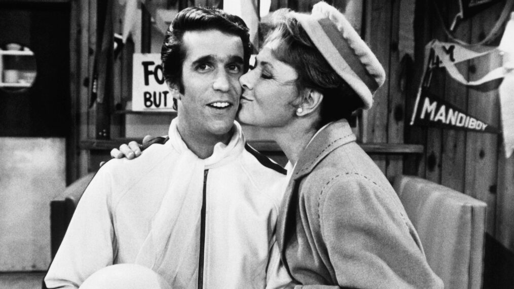 HAPPY DAYS, from left: Henry Winkler, Marion Ross, 1974-84.