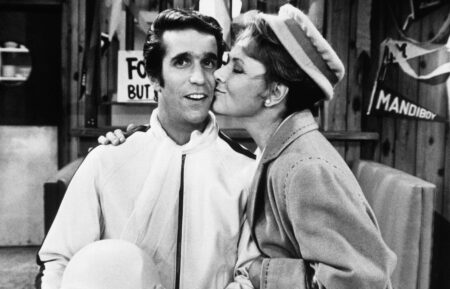 HAPPY DAYS, from left: Henry Winkler, Marion Ross, 1974-84.
