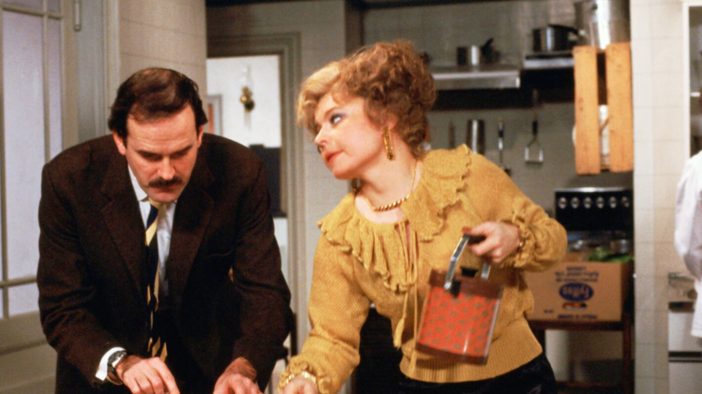 Prunella Scales in 'Fawlty Towers'