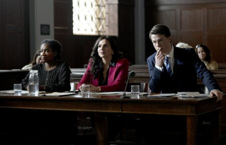 THE RAINMAKER -- Episode 110 -- Pictured: (l-r) Karen Bryson as Dot Black, Lana Parrilla as Jocelyn 