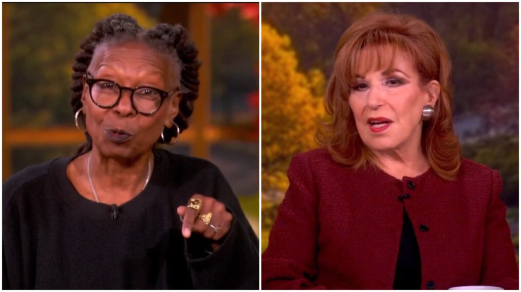 Whoopi Goldberg and Joy Behar on The View