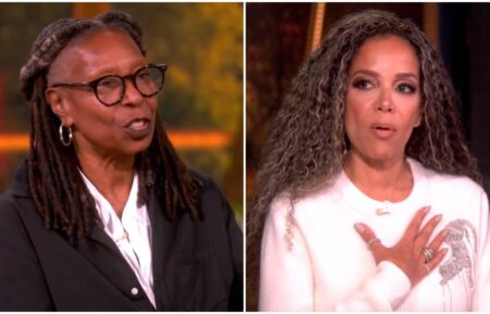 Whoopi Goldberg and Sunny Hostin on the View