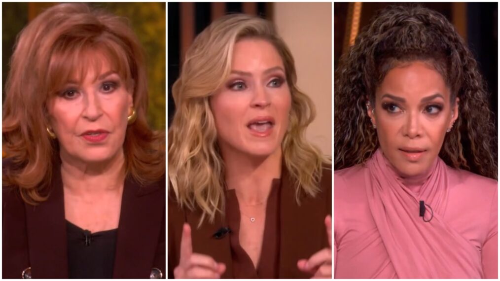 Joy Behar, Sara Haines, and Sunny Hostin on The View