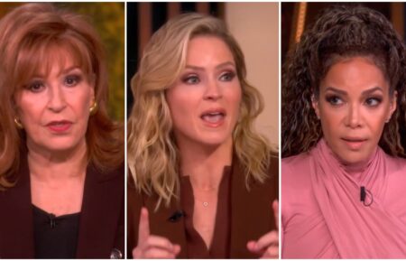 Joy Behar, Sara Haines, and Sunny Hostin on The View