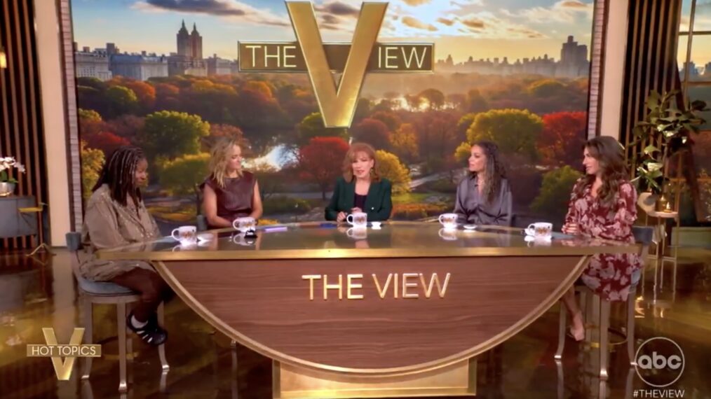 'The View' - Oct. 6, 2025 - https://x.com/TheView/status/1975256199600730447