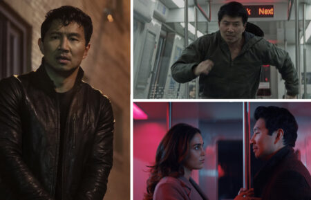 THE COPENHAGEN TEST -- Episode 101 -- Pictured: (l-r) Melissa Barrera as Michelle, Simu Liu as Alexander-- (Photo by: PEACOCK)