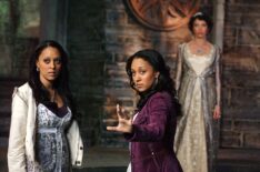 Tia Mowry, Tamera Mowry, and Kristen Wilson in the 2007 Disney Channel movie 'Twitches Too.'