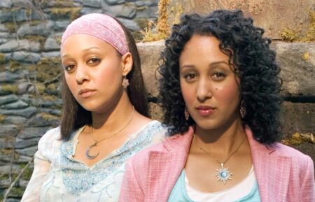 Tia Mowry and Tamera Mowry in the 2005 Disney Channel film 'Twitches.'