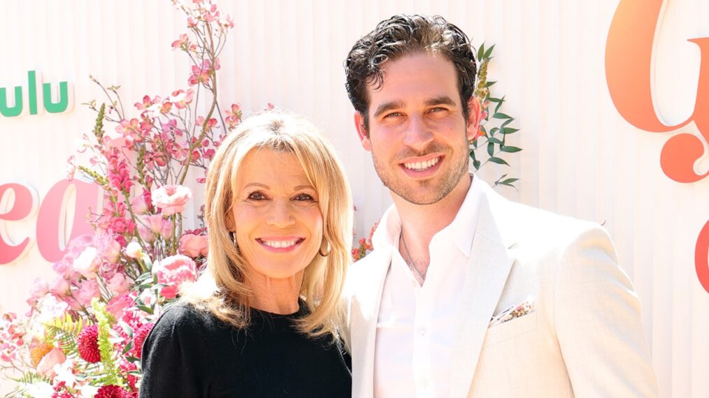 Vanna White and Nikko Santo Pietro attend Hulu's Get Real House at Casa Lago on April 22, 2025 in Los Angeles, California.