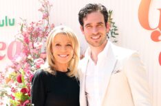 Vanna White and Nikko Santo Pietro attend Hulu's Get Real House at Casa Lago on April 22, 2025 in Los Angeles, California.