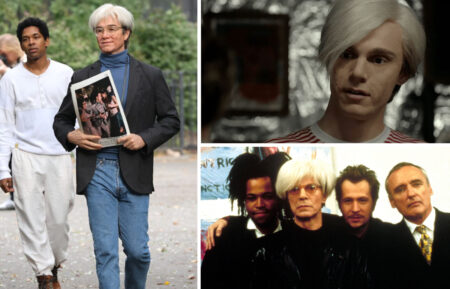 A trio of Andys: Antony Starr in 'Samo Lives,' Evan Peters in 'American Horror Story,' and David Bowie in 'Basquiat'