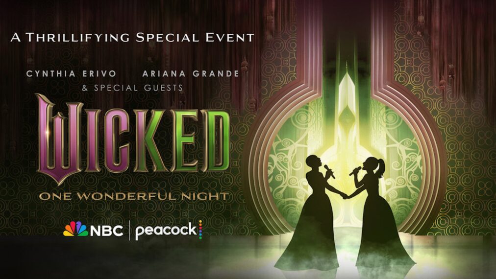 NBC's 'Wicked: One Wonderful Night' concert special, November 6, 2025, key art.