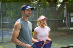 James Lafferty and Zibby Allen in 'A Pickleball Christmas'