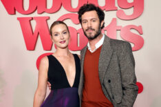 Leighton Meester and Adam Brody attend Netflix's 'Nobody Wants This' S2 Premiere on October 16, 2025