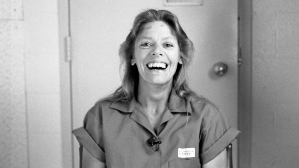 Aileen Wuornos pictured in 'Aileen: Queen of the Serial Killers'