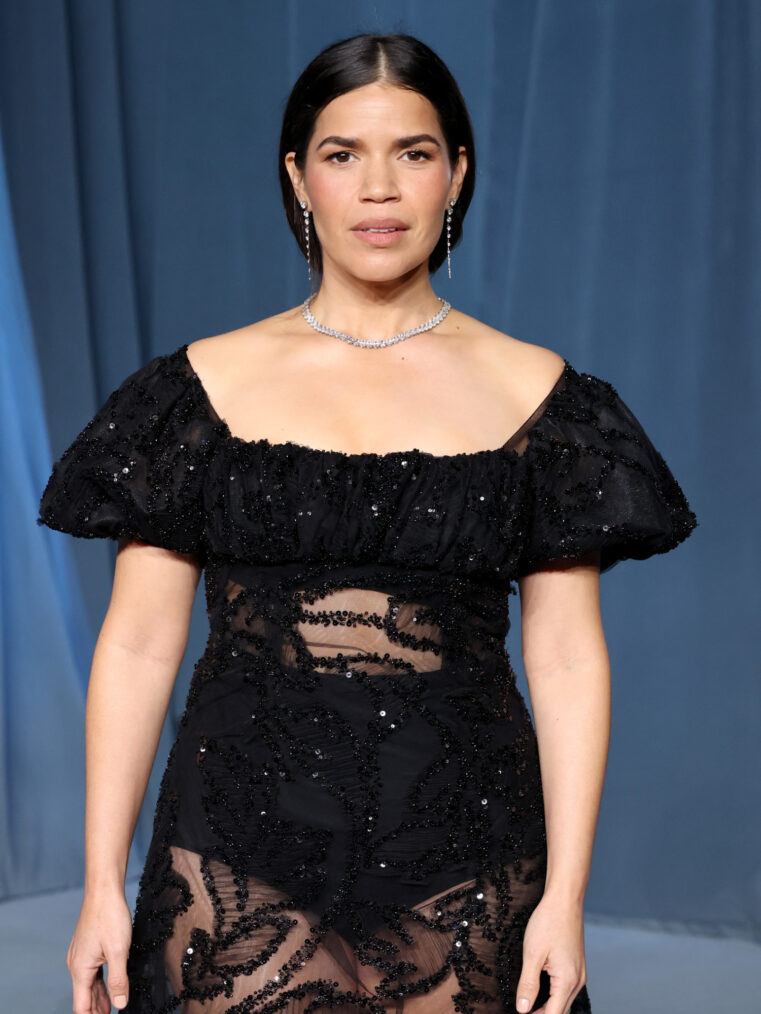 America Ferrera at the 5th Annual Academy Museum Gala at the Academy Museum of Motion Pictures on October 18, 2025, in Los Angeles, California