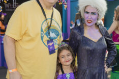 Andy Richter and Jennifer Herrera at Disney+ Halloween Fest hosted at The Walt Disney Studios in Burbank, CA on Saturday, October 25, 2025