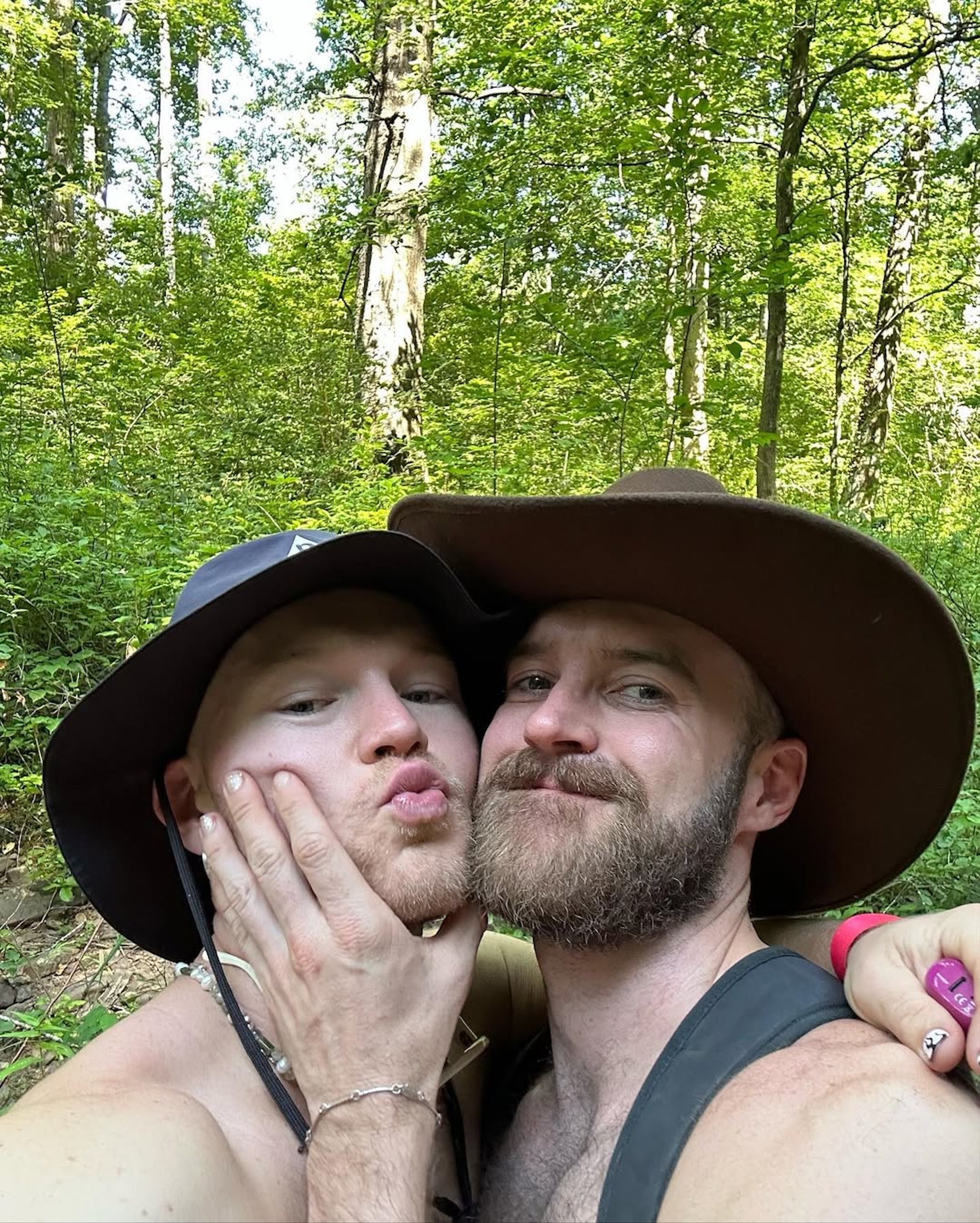 Angus O'Brien and his boyfriend