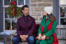 Benjamin Ayres and Meghan Ory in 'A Christmas Angel Match'