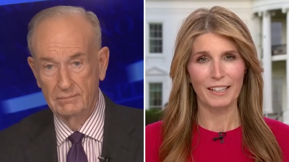 Bill O'Reilly and Nicolle Wallace