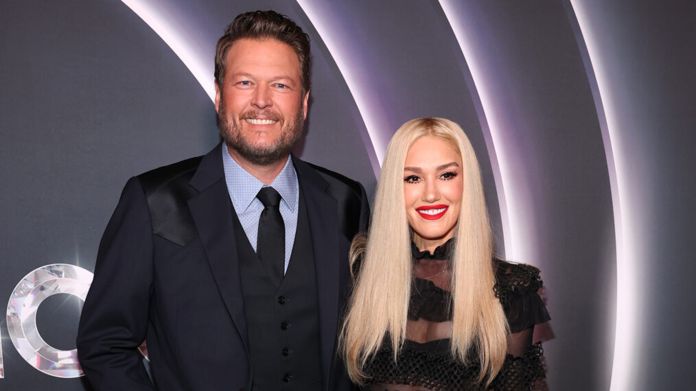 Blake Shelton and Gwen Stefani attend NBC's Opry 100: A Live Celebration