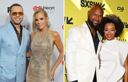 Donnie Wahlberg and Jenny McCarthy attend the 2025 iHeartRadio Music Awards at Dolby Theatre on March 17, 2025 in Hollywood, California; Kenric Green and Sonequa Martin-Green attend the