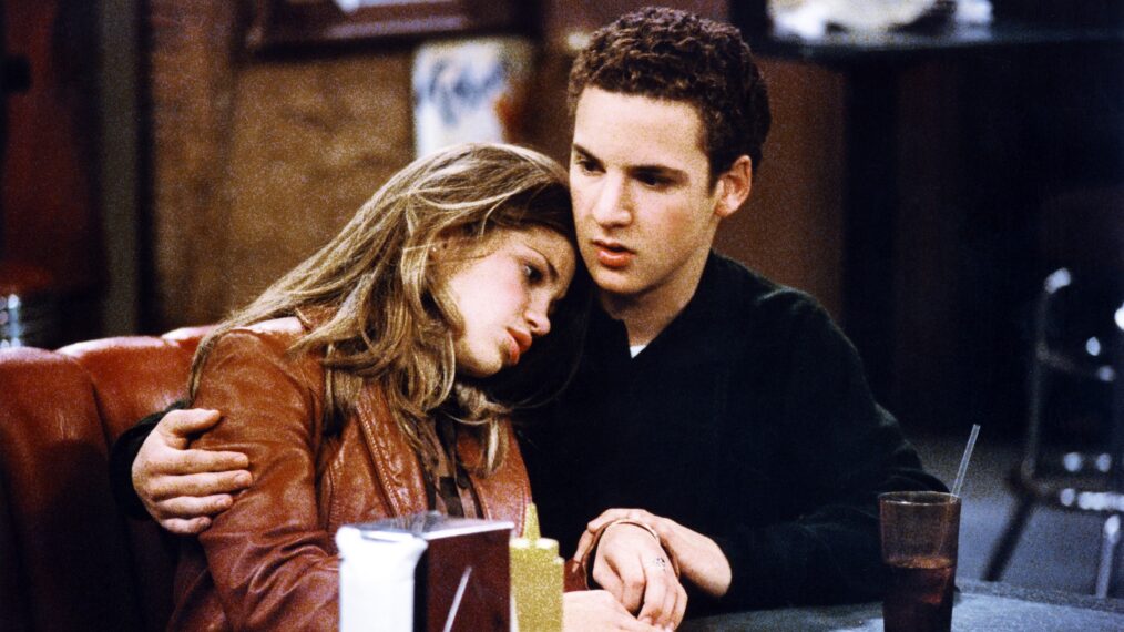 BOY MEETS WORLD, from left: Danielle Fishel, Ben Savage, 'Torn between Two Lovers