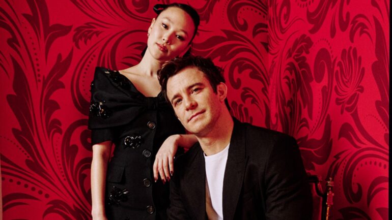Luke Thompson and Yerin Ha for 'Bridgerton' Season 4