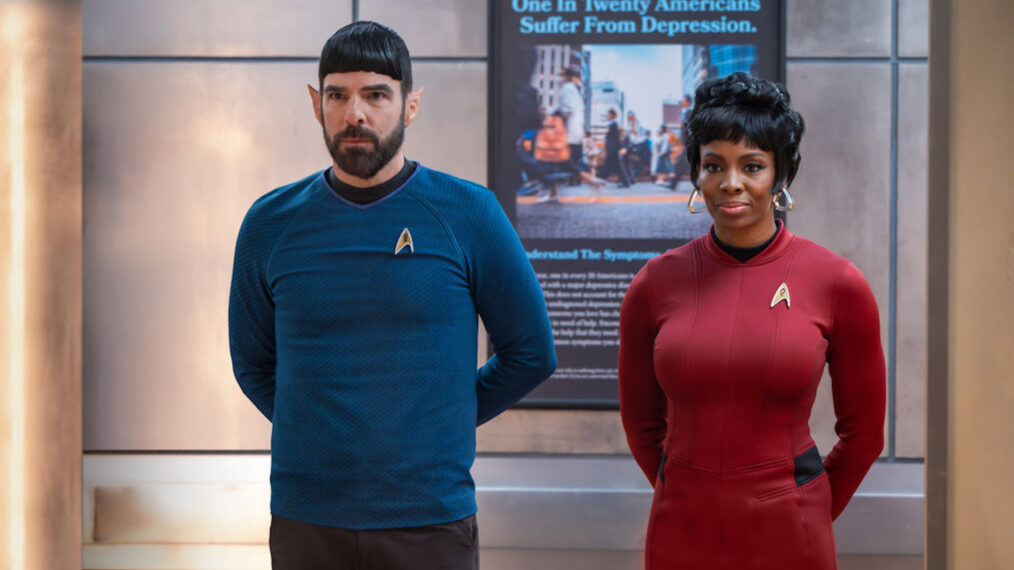 Zachary Quinto as Dr. Oliver Wolf, Tamberla Perry as Dr. Carol Pierce — 'Brilliant Minds' Season 2 Episode 6 'The Doctor's Graveyard'