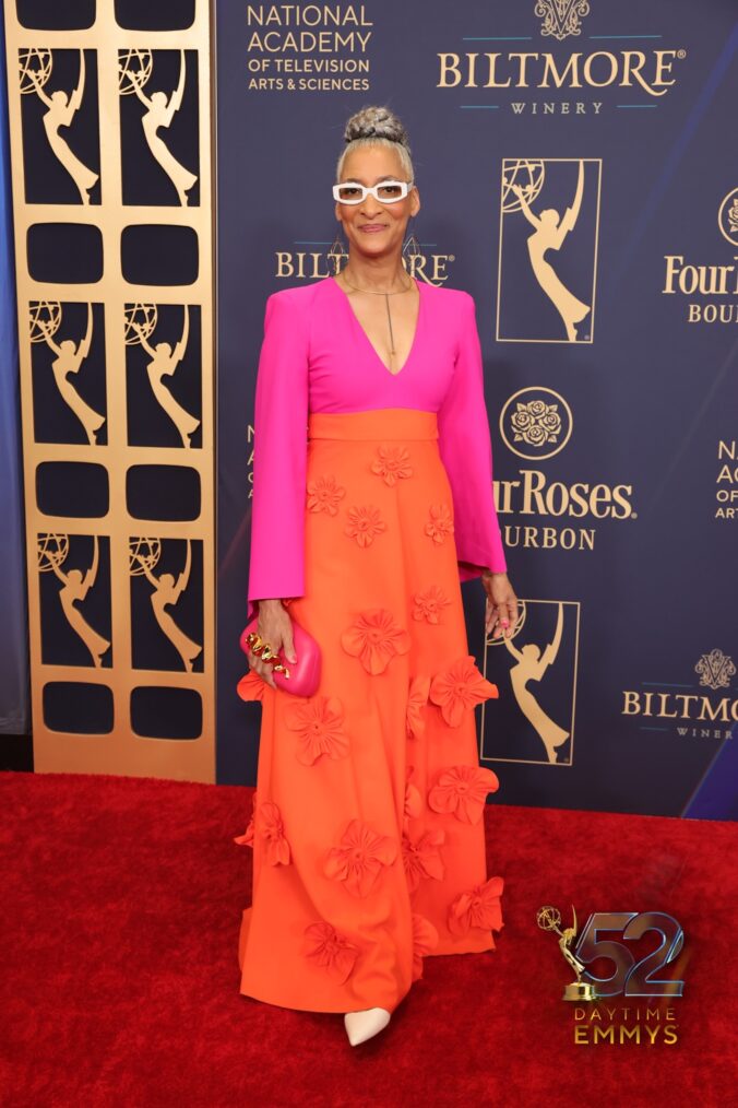 Carla Hall at the 2025 Daytime Emmys on October 17