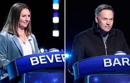 Beverley Mitchell and Barry Watson on 