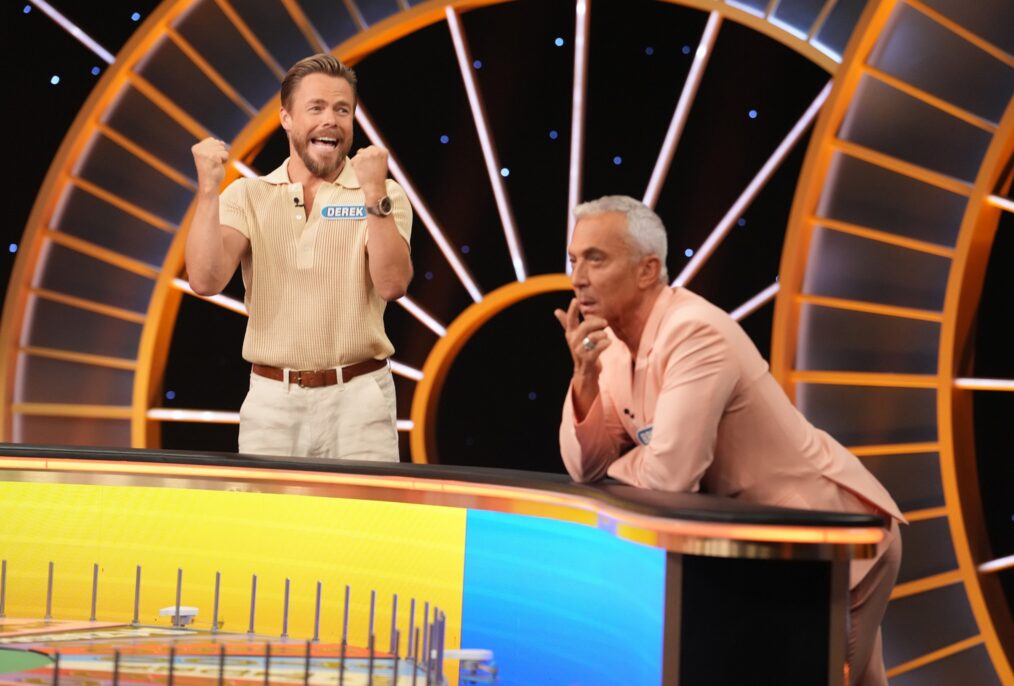 Derek Hough and Bruno Tonioli for 'Celebrity Wheel of Fortune'
