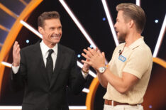 Ryan Seacrest and Derek Hough on 'Celebrity Wheel of Fortune'