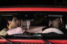 Frankie A. Rodriguez and Glen Powell in 'Chad Powers'