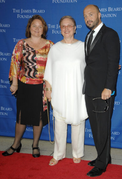 Tanya Bastianich Manuali, chef/TV personality and Restaurateur Lidia Matticchio Bastianich and Joseph Bastianich attend The 2008 James Beard Foundation Awards