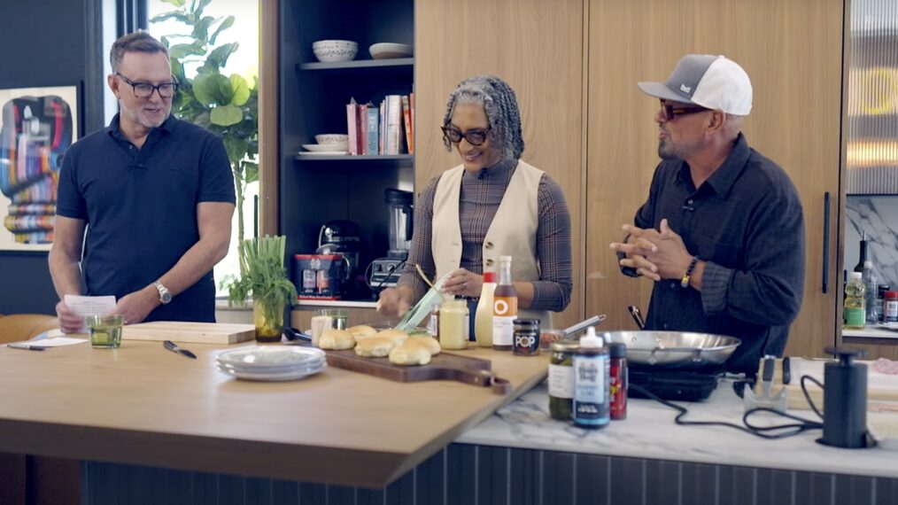 Clinton Kelly,C arla Hall, and Michael Symon