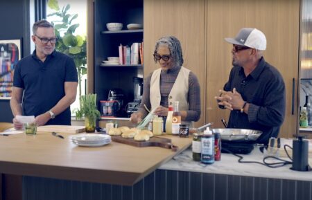 Clinton Kelly,C arla Hall, and Michael Symon