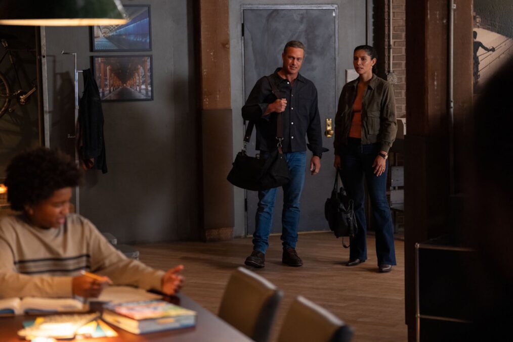 Taylor Kinney as Kelly Severide, Miranda Rae Mayo as Stella Kidd — 'Chicago Fire' Season 14 Episode 4 
