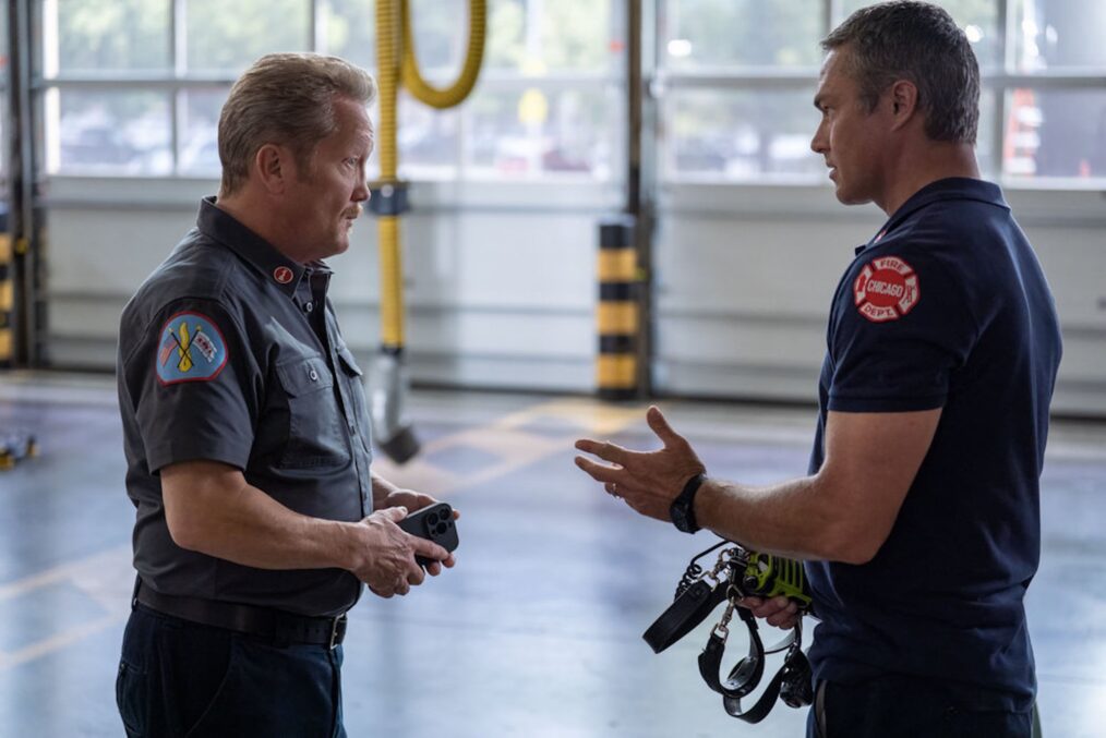 Christian Stolte as Randy McHolland, Taylor Kinney as Kelly Severide — 'Chicago Fire' Season 14 Episode 4 