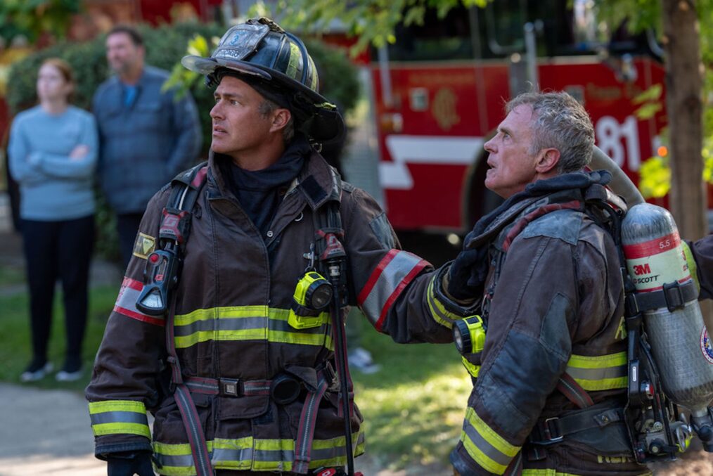 Taylor Kinney as Kelly Severide, David Eigenberg as Christopher Herrmann — 'Chicago Fire' Season 14 Episode 4 