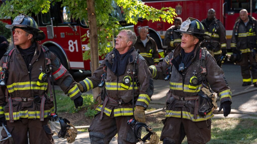 Taylor Kinney as Kelly Severide, David Eigenberg as Christopher Herrmann, Christian Stolte as Randy McHolland — 'Chicago Fire' Season 14 Episode 4 'Mercy'