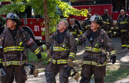 Taylor Kinney as Kelly Severide, David Eigenberg as Christopher Herrmann, Christian Stolte as Randy McHolland — 'Chicago Fire' Season 14 Episode 4 