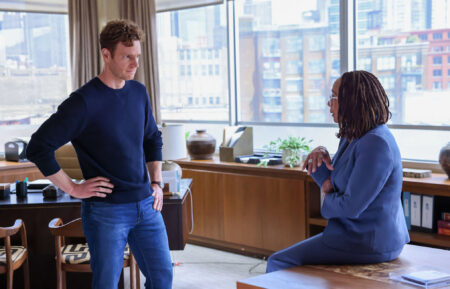 Nick Gehlfuss as Dr. Will Halstead, S. Epatha Merkerson as Sharon Goodwin in 'Chicago Med' Season 11 Episode 2