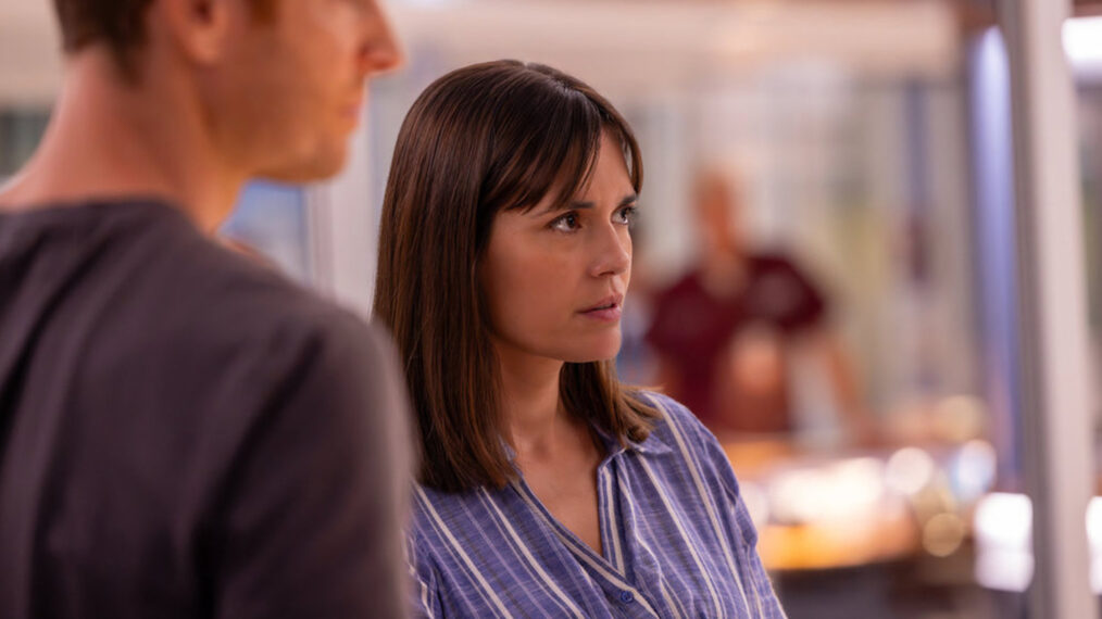 Nick Gehlfuss as Dr. Will Halstead, Torrey DeVitto as Dr. Natalie Manning in 'Chicago Med' Season 11 Episode 3