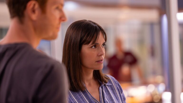Nick Gehlfuss as Dr. Will Halstead, Torrey DeVitto as Dr. Natalie Manning — 'Chicago Med' Season 11 Episode 3 