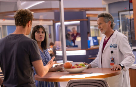 Steven Weber as Dr. Dean Archer, Torrey DeVitto as Dr. Natalie Manning — 'Chicago Med' Season 11 Episode 3