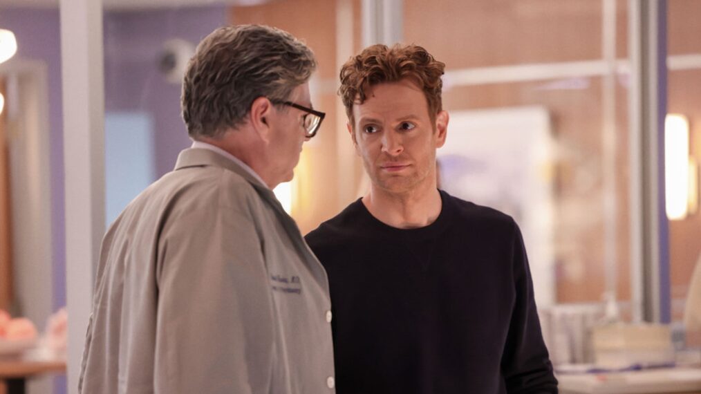 Oliver Platt as Dr. Daniel Charles, Nick Gehlfuss as Dr. Will Halstead — 'Chicago Med' Season 11 Episode 2 