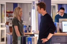 Jessy Schram as Dr. Hannah Asher, Nick Gehlfuss as Dr. Will Halstead — 'Chicago Med' Season 11 Episode 2 'A Game of Inches'